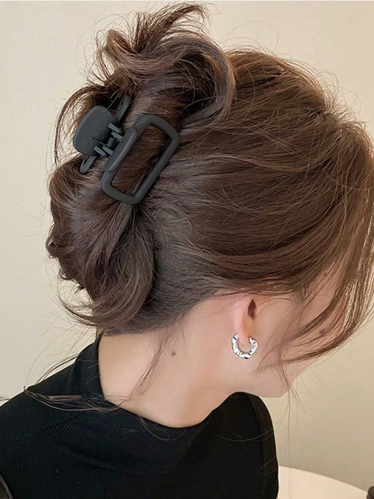 4 Stück quadratische leichte Haarklammer für Damen, modisch, elegant, Haar-Accessoire-Clip, geeignet für Haar-Styling-Make-up