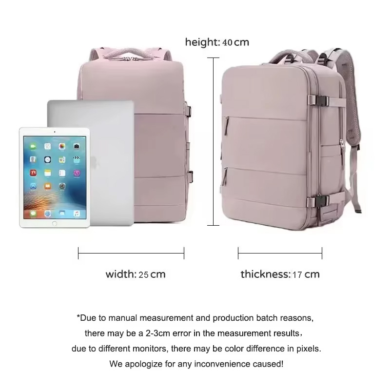 Mochila de viaje Buylor 40x20x25 ryanair, bolsa de cabina, mochila impermeable EasyJet, mochila para ordenador portátil de 14 pulgadas, equipaje de mano