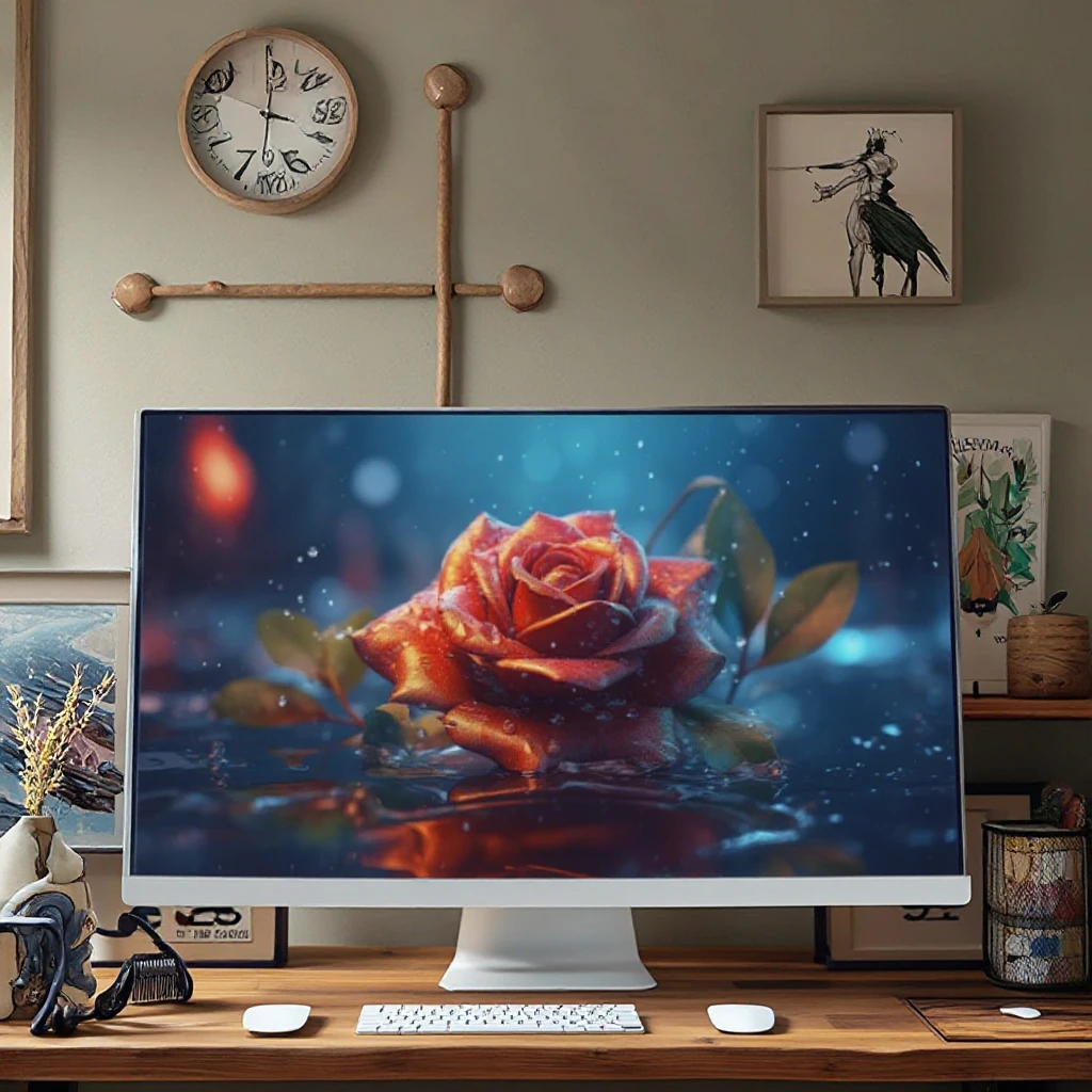 Computer integrato multifunzione da 24 pollici Core I5/i7/i9PC AIO 8 GB DDR4 1 TB Scheda grafica per disco rigido a stato solido All-in-One