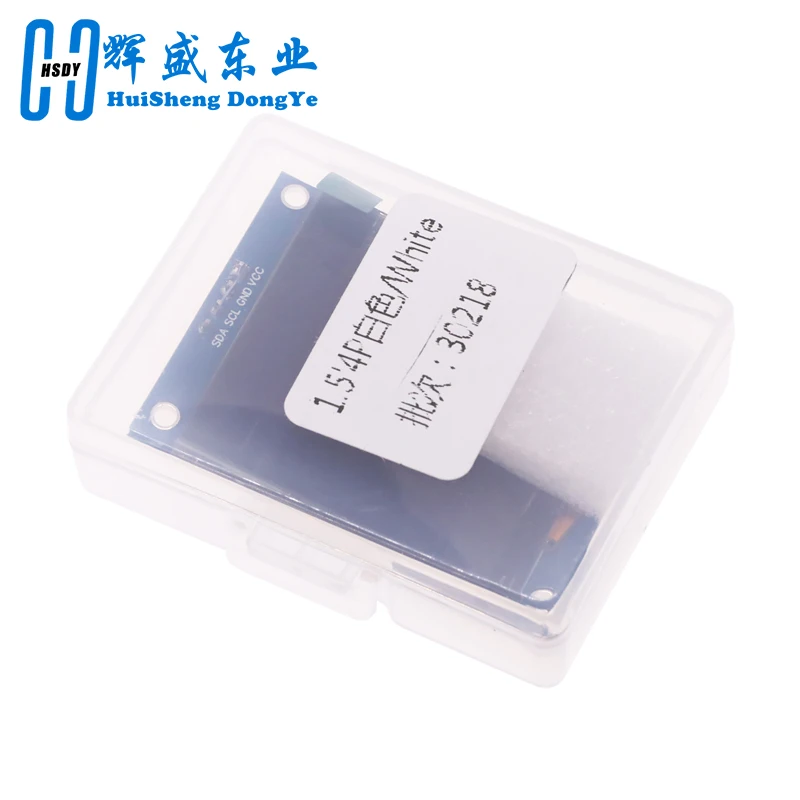 Novo módulo de tela de proteção oled de 1.5 polegadas 1.5 "128x128 driver sh1107 iic 4 pinos branco para raspberry pi para stm32 para arduino