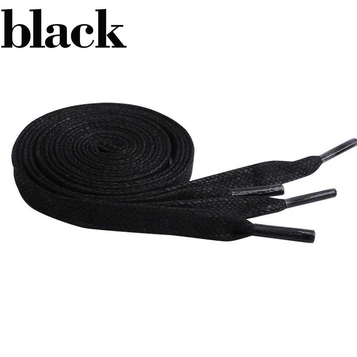 1 Pair Waxed Shoelaces Leather Waterproof Flat Shoe Laces Unisex Boots Shoelace length 80CM 100CM 120CM 140CM 160CM