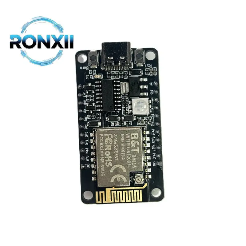 Placa de desenvolvimento BW16-Kit Módulo Bluetooth de baixa potência WiFi de banda dupla baseado em RTL8720DN com IPEX
