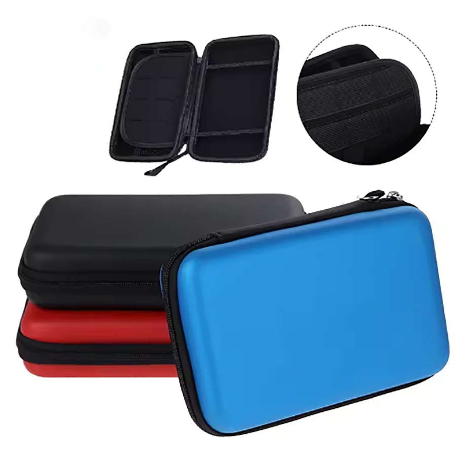 Estuche rígido de transporte de piel EVA para consola 3DS XL LL, funda protectora, bolsa de almacenamiento portátil para nuevo 3DS XL 3DS LL