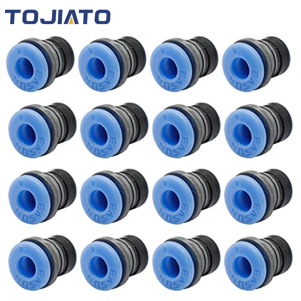 Piezas de extrusora de impresora 3D Bowde ECAS04, accesorio neumático recto, extrusora de impresión rápida, Clips de pinza integrados para PTFE Voron