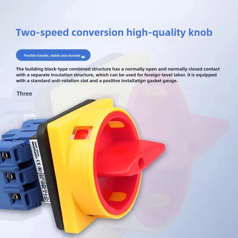 Universal switch power controller 25/32/40/63/100A three-phase load power disconnect switch/padlock controller/Isolator switch