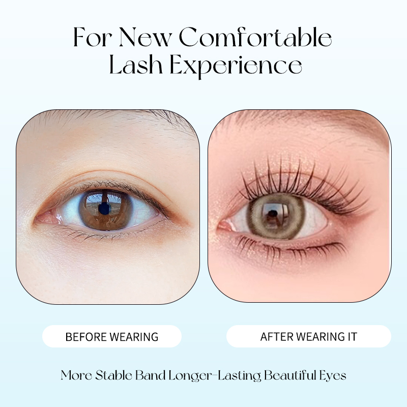 Self Adhesive Eyelashes Cluster Lashes No Glue Individual Lashes Soft Lash Clusters Reusable Self Adhesive Lashes Makeup