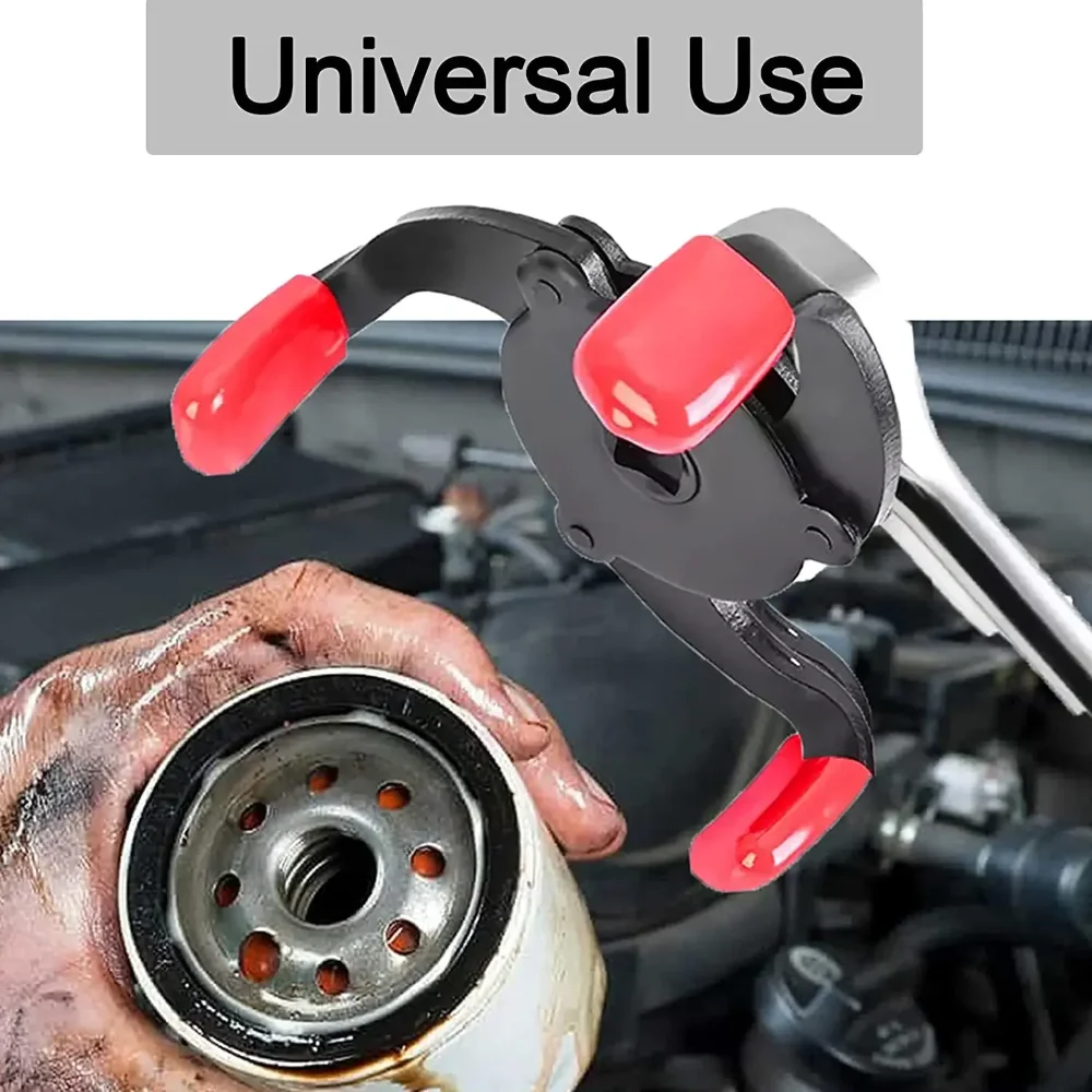 Herramienta Universal para quitar filtro de aceite de alta calidad, 3 mandíbulas, herramienta de extracción de filtro de aceite para coches, interfaz, herramientas especiales, herramienta de llave para filtro de aceite