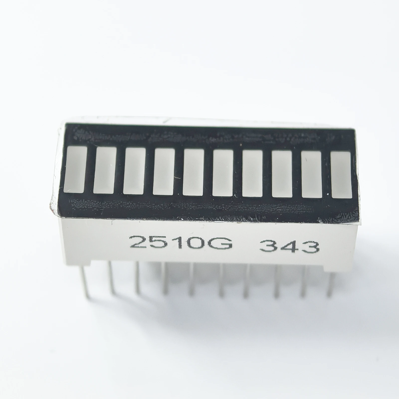 Tubo Digital LED de 10 segmentos, barra de 10x25mm, módulo de pantalla B10G, B10R, B10BB, B10BY, B10BW, 10 unidades