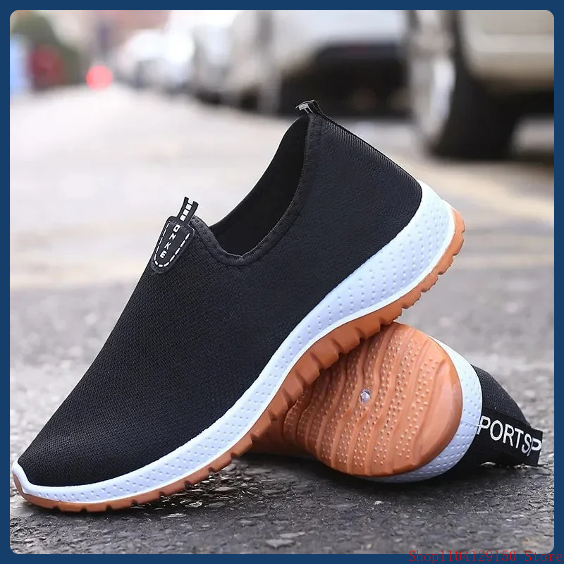 Ontdek 2025, stoffen vrijetijdssportschoenen voor heren: mesh, ademende en zachte zool voor hardlopen