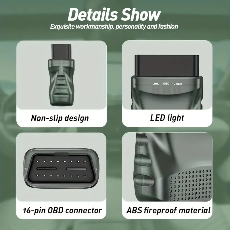 ELM327 nowy Bluetooth 4.0 EOBD/OBD II skaner czytnik kodów wyczyść narzędzie diagnostyczne błędów sprawdź lampkę silnika dla IOS/Android/PC