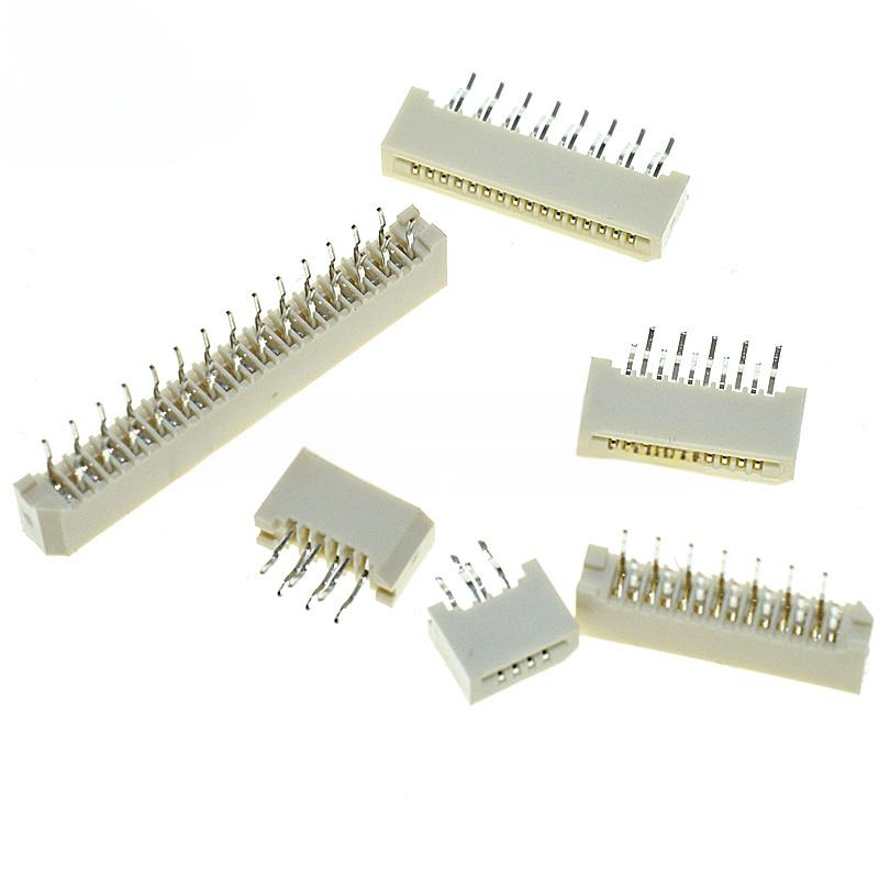 10PCS 5PCS 1.25mm Pitch Single-sided FFC/FPC Flexible Flat Cable Socket Double-row Straight-pin Non-locking 4P-32P 5/6P7P10P/20P