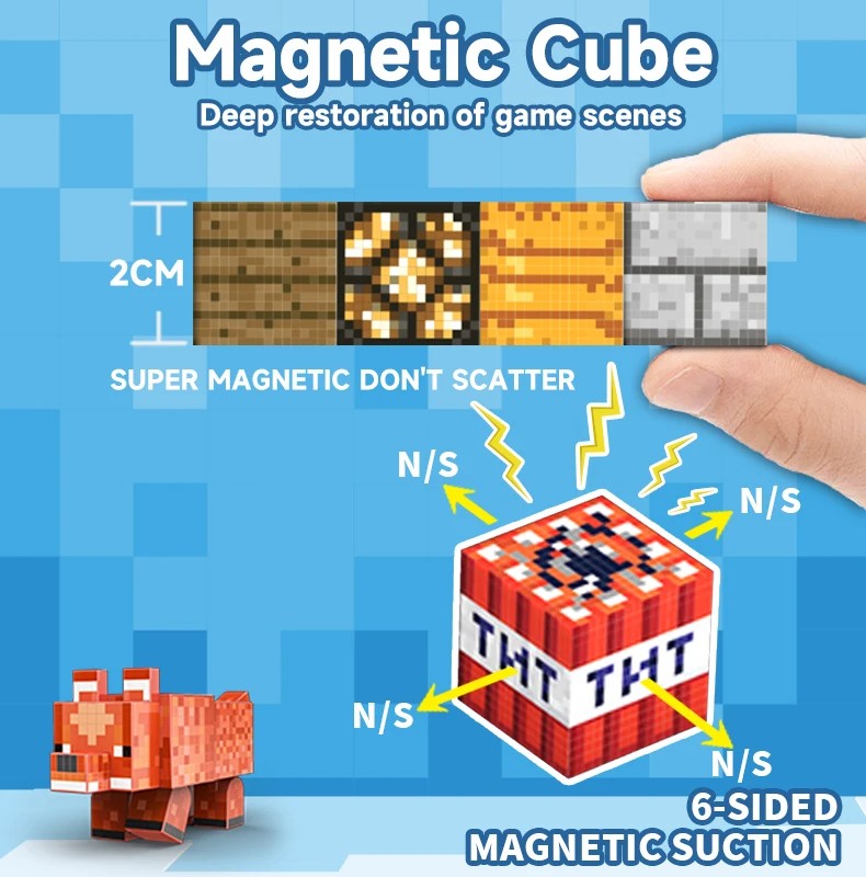 Plaque de Base magnétique variété plaques de Base Match Mine World bricolage blocs de construction magnétiques jouets pour garçons et filles enfants jouet cadeau