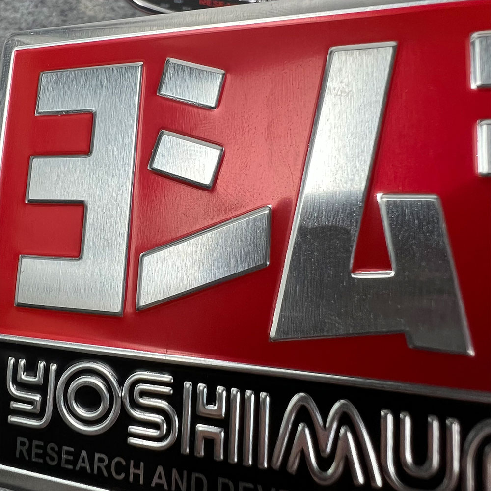 3D Motorcycle Exhaust Pipe Decal Accessories Aluminum Sticker For YAMAHA Honda Yoshimura Two brothers Arrow Akrapovic termignoni