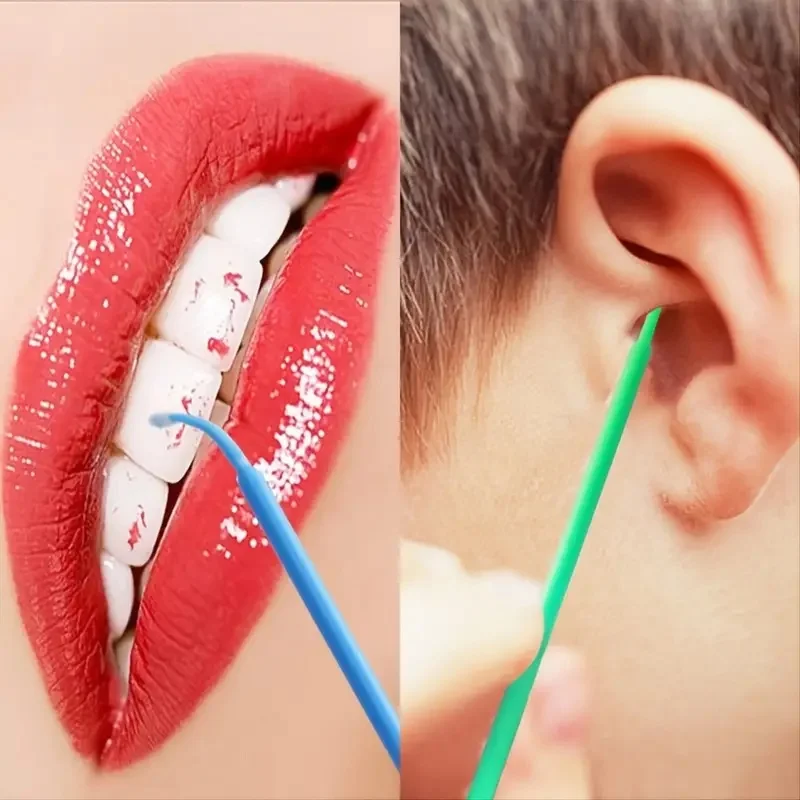 100pcs Micro Eyelash Applicators Brushes Disposable Makeup Cotton Swab for Precise Application Lipstick Cosmetic Accessories