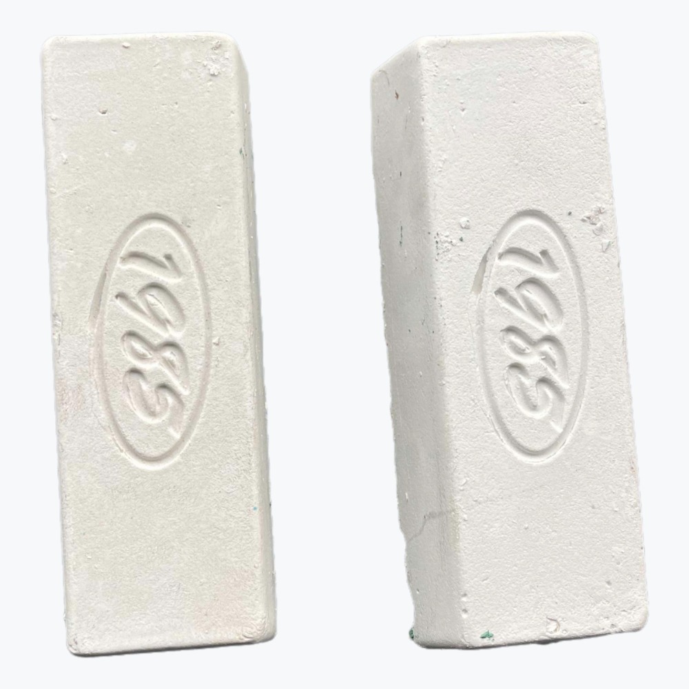 1 Stück: Polierwachs aus Metall und Edelstahl; Acryl; Glasjade; Stein schleifen helles weißes Wachs mit Spiegeleffekt.