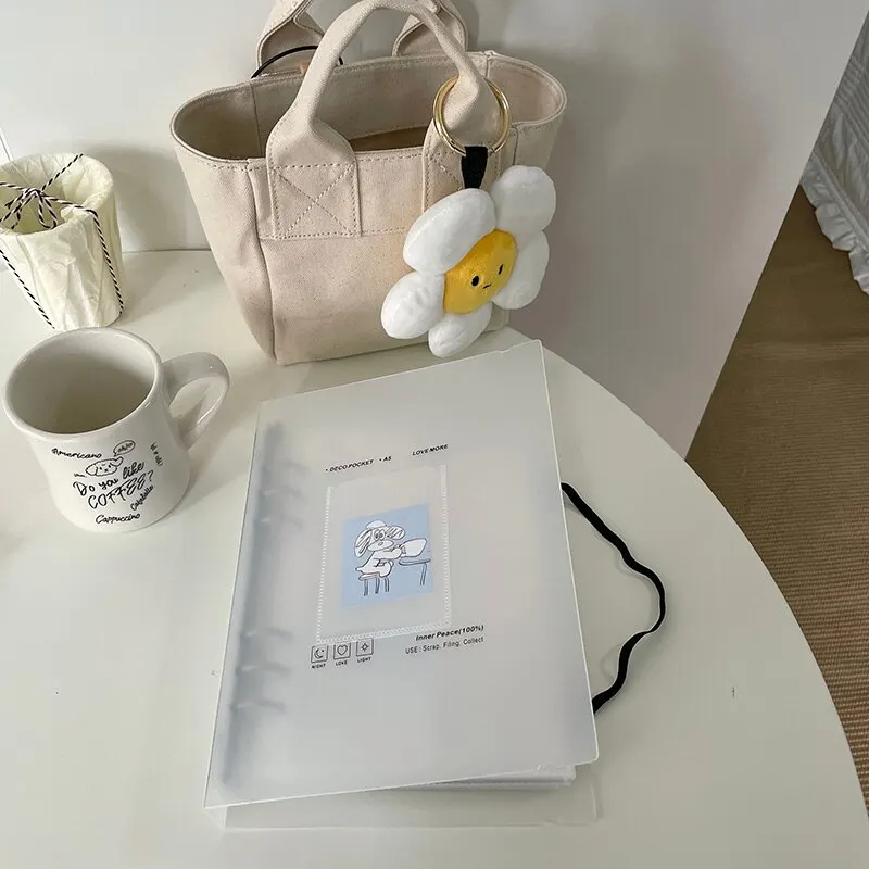 A5 Matte Heart Photo Scrapbook Binder รีฟิล 3 ''Idol Collection Binder สําหรับหญิง