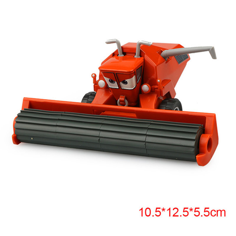 Disney pixar carros 2 3 relâmpago mcqueen corrida div frigter miss trator frank 1:55 diecast liga de metal modelo carro para o miúdo presente de natal