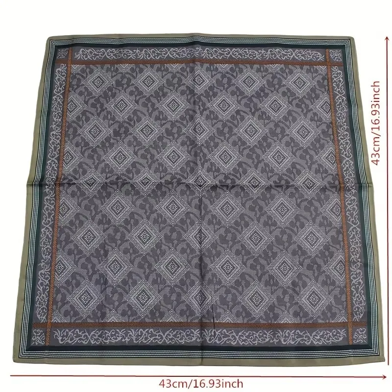 Herren-Taschentuch, Jacquard-Taschentuch, Baumwollgarn, Web-Jacquard-Taschentuch, weich, schweißabsorbierend, dick, elegant