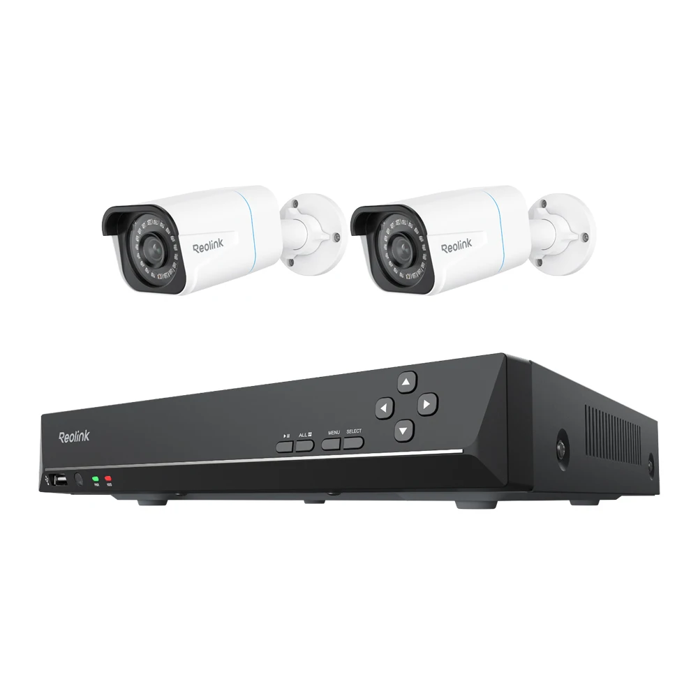 Reolink 8CH NVR 4K sistema de cámaras de seguridad 8MP PoE cámaras IP grabación 24/7 con HDD de 2TB detección inteligente grabadora de vídeo H.265