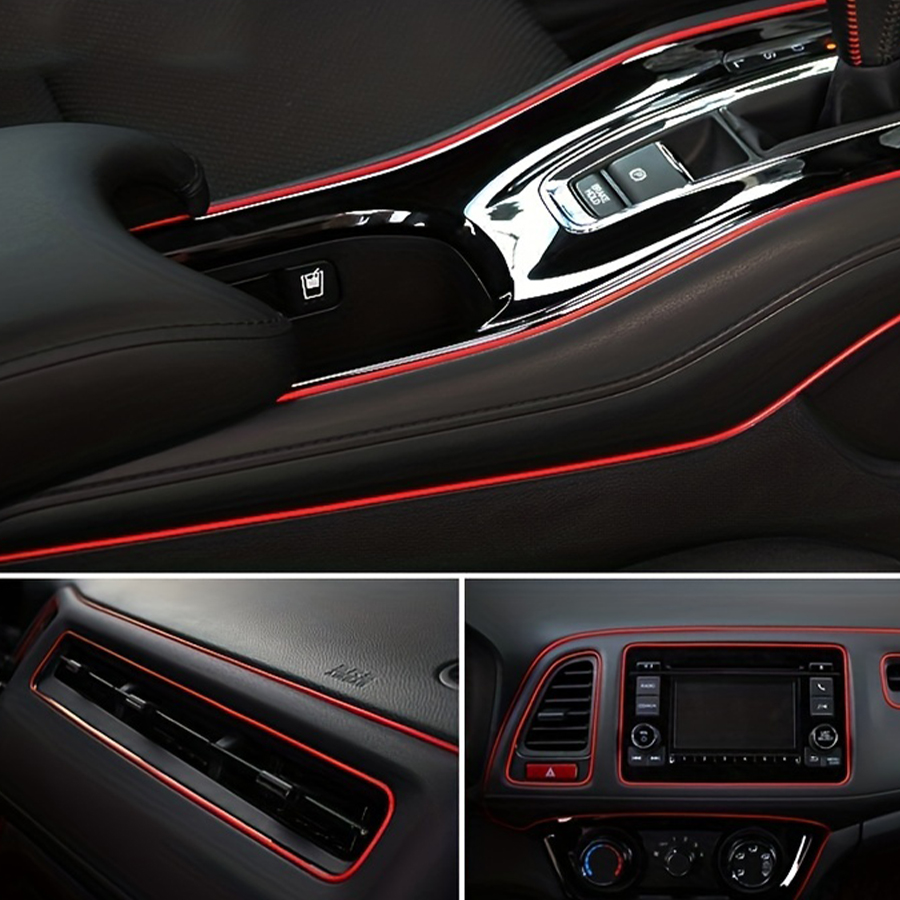 Auto-interieurstrip, auto-styling decoratie flexibele strip, dashboarddeksel decoratie eenvoudig te installeren, upgrade uw auto-interieur