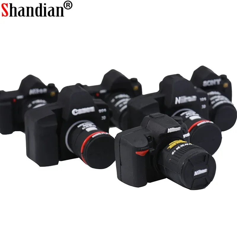 SHANDIAN хит продаж в форме камеры USB флэш-память для большого пальца 64 ГБ/32 ГБ/16 ГБ флэш-карта подарки для фотосъемки