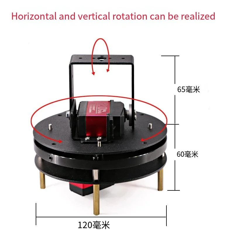 2 Dof Metal Gear Gimbal Bracket Robot Arm DIY Smart Accessories Servo MG996 Programmable DIY Kit for UNO Robotic Arm Education