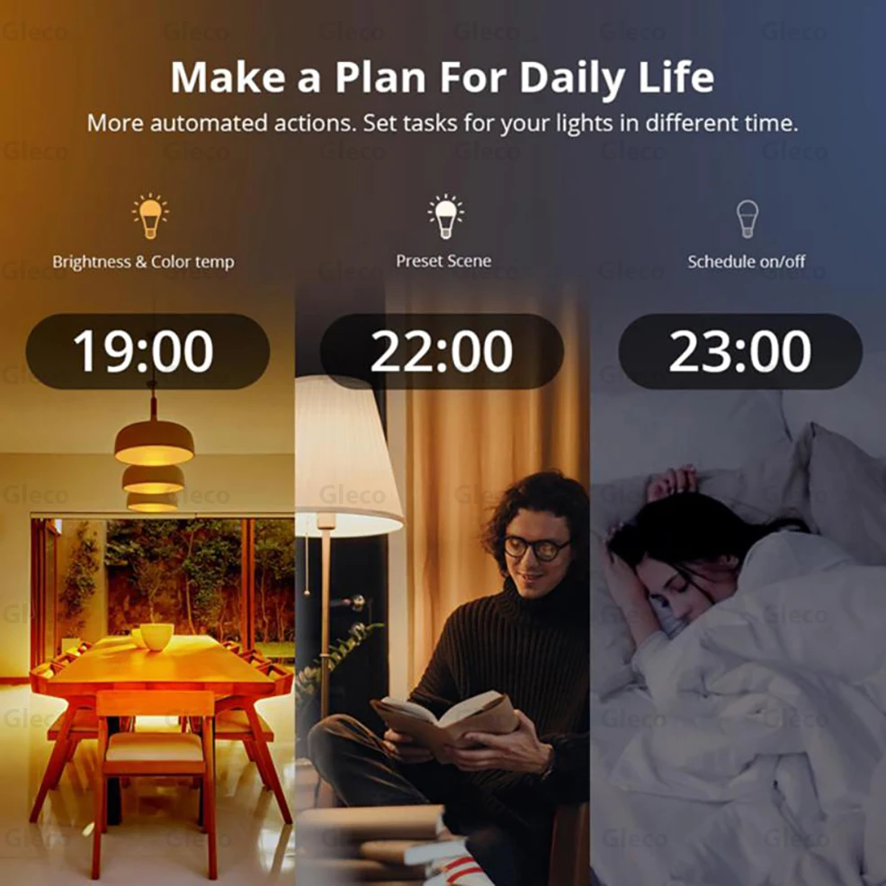 Bombilla LED inteligente E14 WiFi /Zigbee, lámpara de vela LED regulable RGBCW para aplicación Ewelink Alexa Google Home Yandex Alice Smartthings