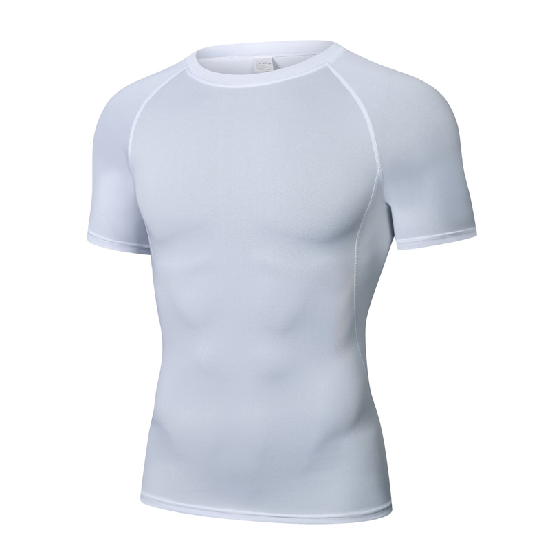 Camiseta deportiva para hombre, Camiseta deportiva de manga corta de secado rápido, top para gimnasio, fitness, camiseta ajustada, camiseta de entrenamiento para correr para hombre