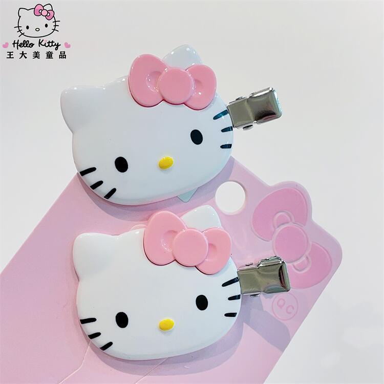 Sanrio Hello Kitty Front Haarspeld Pony Clip Geïmporteerd uit Japan Stripfiguren Hoofdtooi Accessoire voor Meisjes Verjaardagscadeau