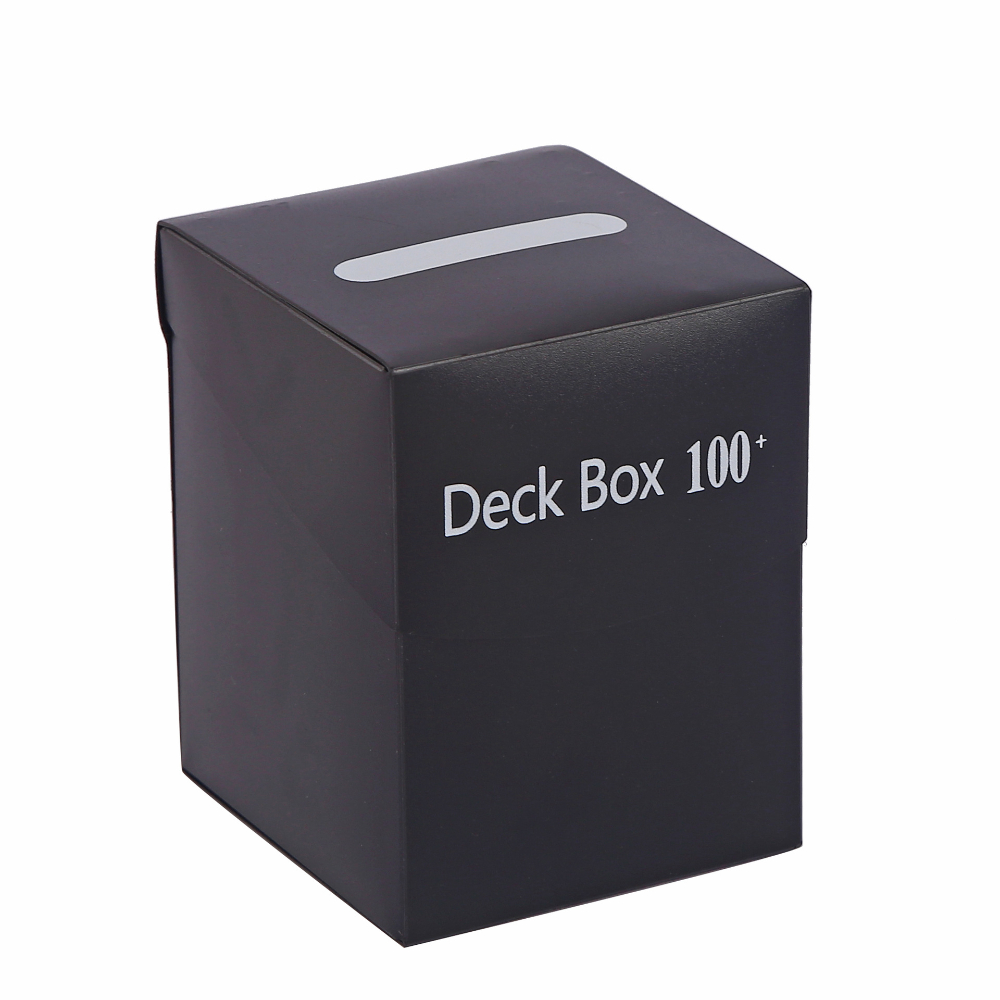 Deck caixa de cartas de negociação para mais de 100 jogos caixa de armazenamento de cartas de beisebol estojo de transporte para jogos de festa de família suprimentos