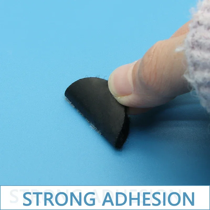 Self Adhesive Fastener Tape Dots 10/15/20/25/30mm Sticker Dots Adhesive Tape Round Hook Loop Boob Tape Strong Glue White Black