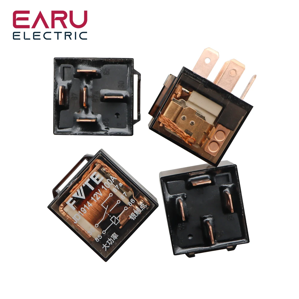 1 cái Chống Nước Ô Tô Relay 12V 100A 5Pin SPDT Xe Điều Khiển Thiết Bị Xe Rơ Le DC 24V Dung Lượng Cao chuyển mạch