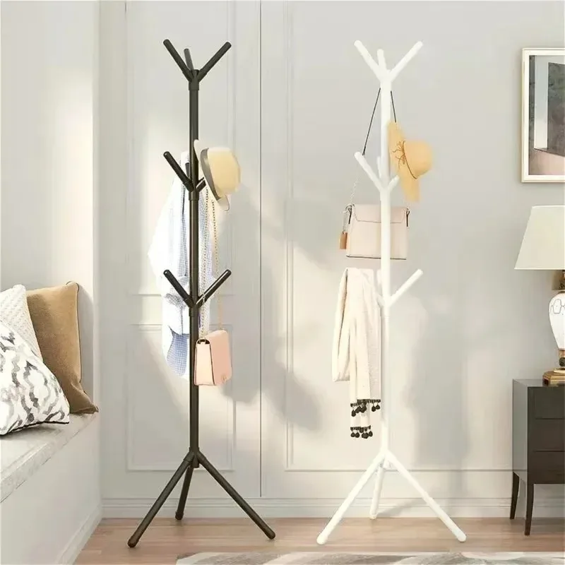 Floor-to-Ceiling Clothes Rack Minimalist Design for Bedroom & Rental Spaces Versatile Coat Hanger & Drying Rack