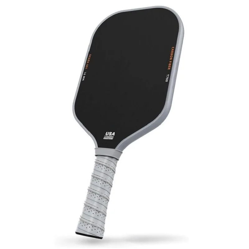 Pickleball Paddle T700 คาร์บอนไฟเบอร์ Frosted พื้นผิว 16 มม.Enhanced Sweet Spot & Control & Power Anti-SLIP Grip USAPA Compliant