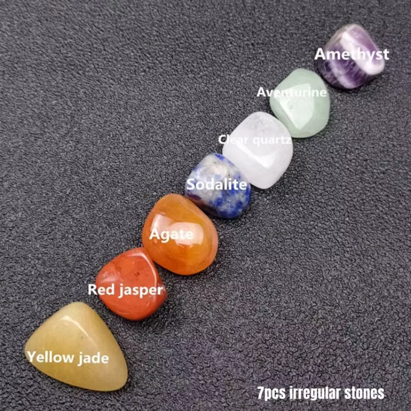 14pcs Pointed Quartz Crystal Chakra Healing Stones And Crystals Set Hexagon Rose Quartz Gems For Meditation Bedroom Decor