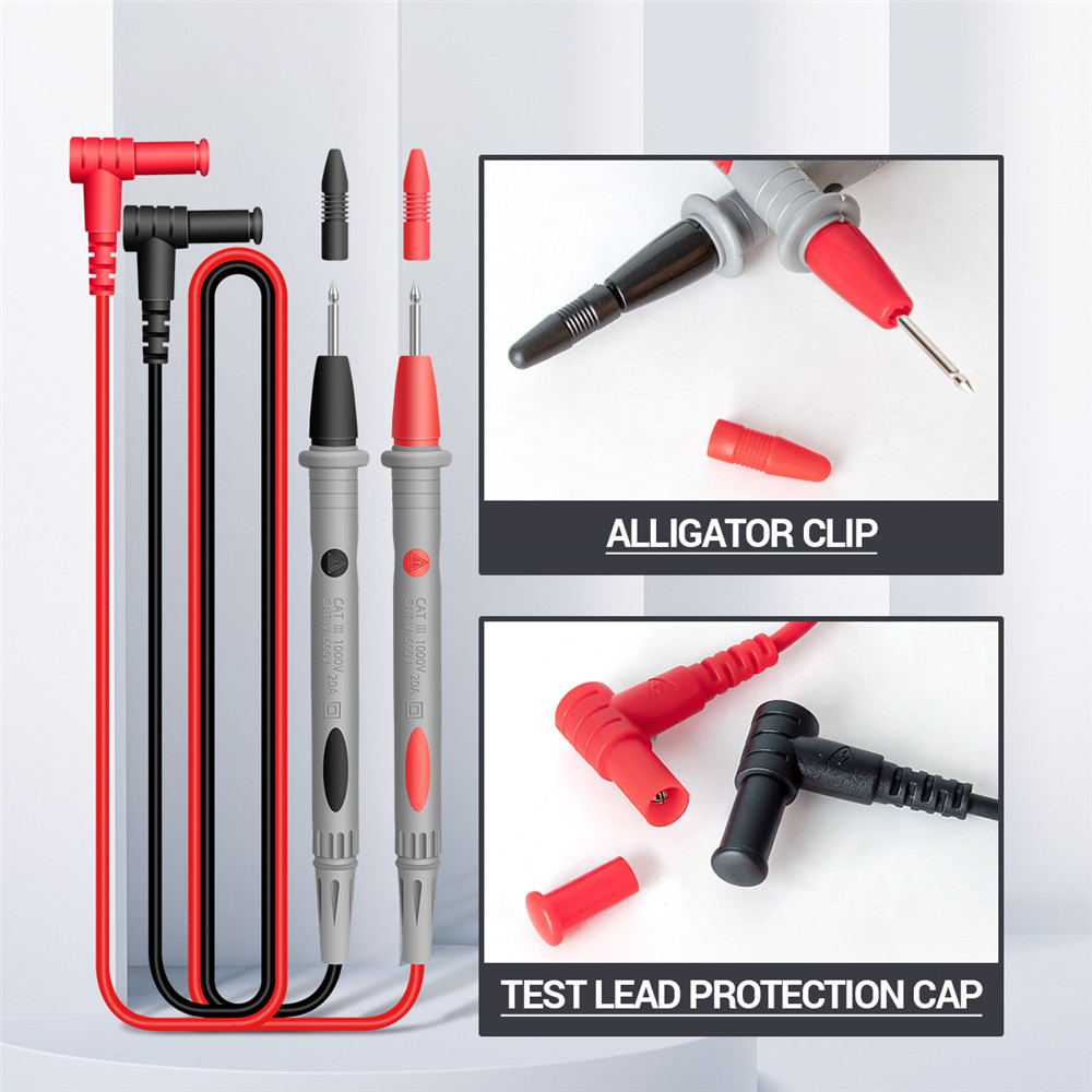 Medidor de pinza Digital ST180, multímetro de Corriente CA, amperímetro, probador de voltaje de coche, amperios, Hz, capacitancia, NCV, Ohm, herramienta, 4000 recuentos