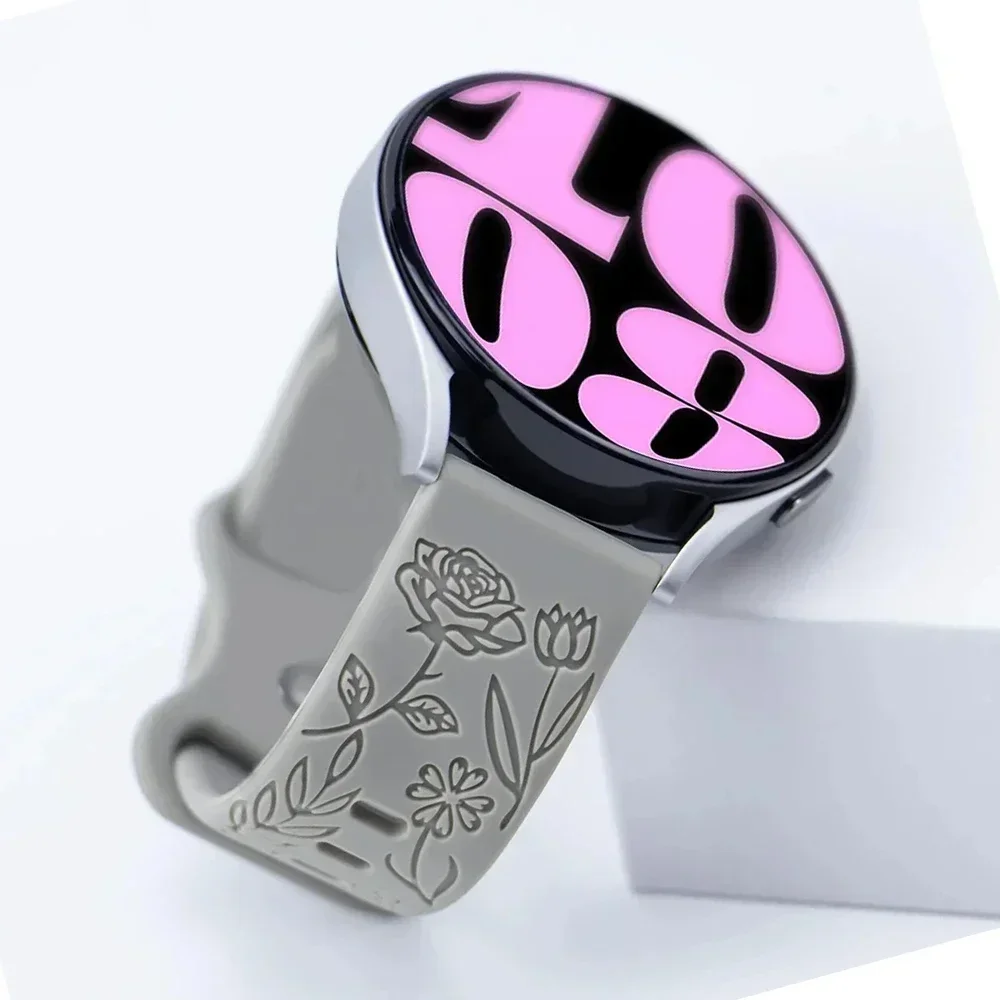 時計用ローズ刻印バンド,腕時計,huawei gt4,gt3 pro,gt2,Amazfit用ブレスレット,18mm, 20mm, 22mm, 41mm, 46mm