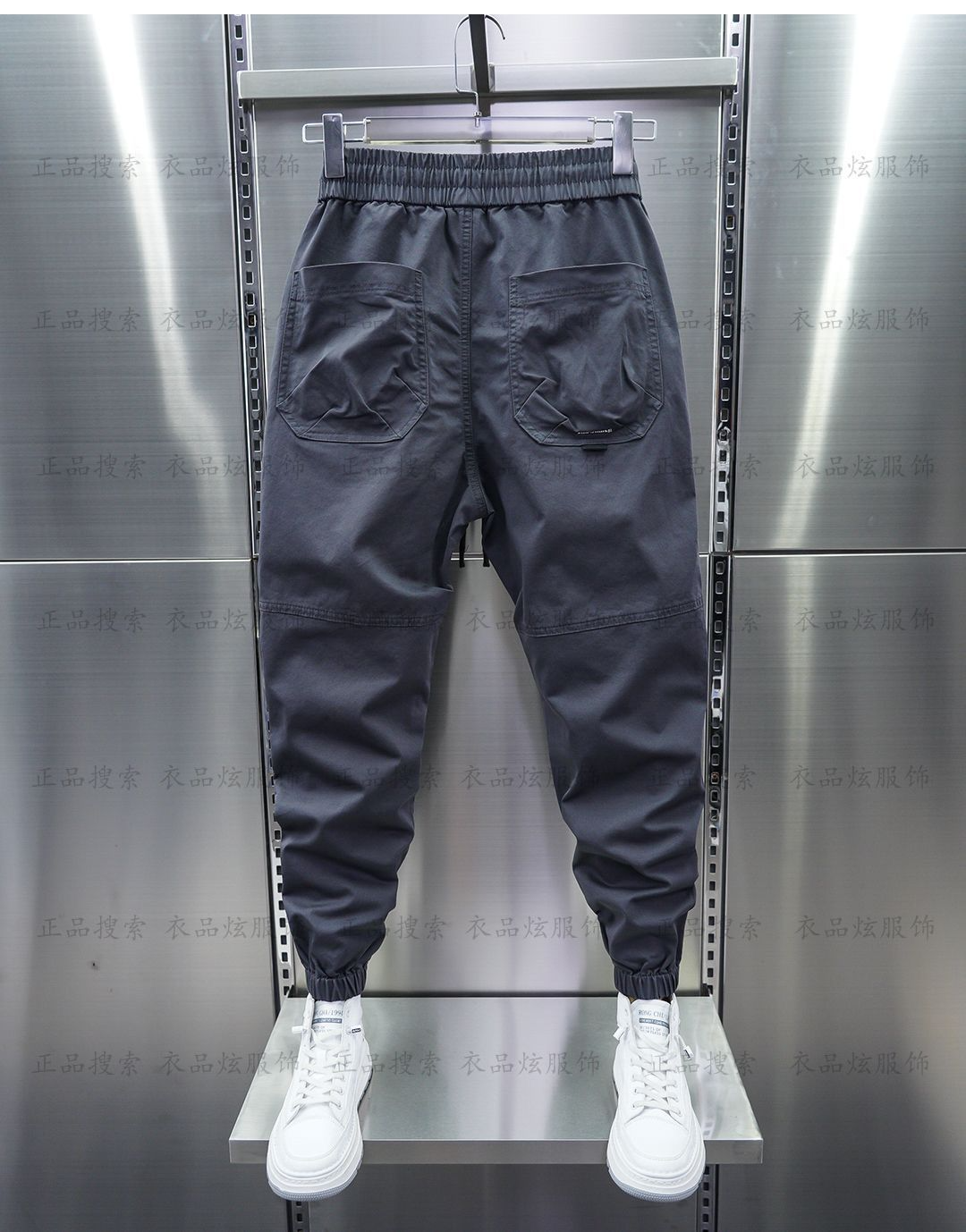 Calça cargo com vários bolsos, cor sólida, casual, harém, lápis, corrida ao ar livre, moletom, marca de luxo, roupas masculinas