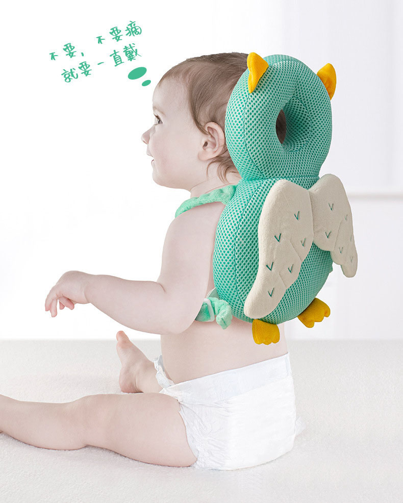 Летняя детская защитная подушка для головы для малышей, мягкая полипропиленовая хлопковая подушка для рюкзака с героями мультфильмов, детский защитный головной убор для детей