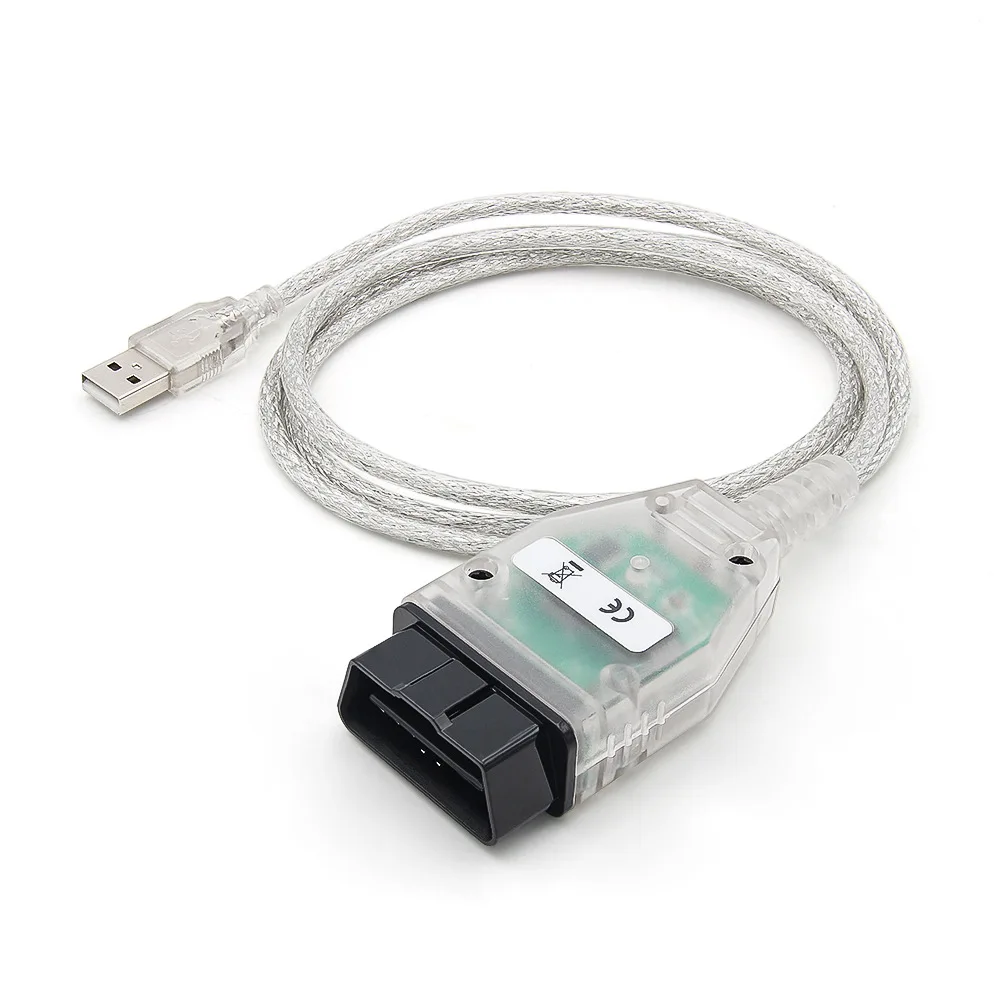 OBD2 Auto Connector Code Diagnostische Interface Tool Voor INPA BMW E Chassis K DCAN Met Schakelaar Voor BMW K + KAN K-Lijn FTDI FT232 Chip