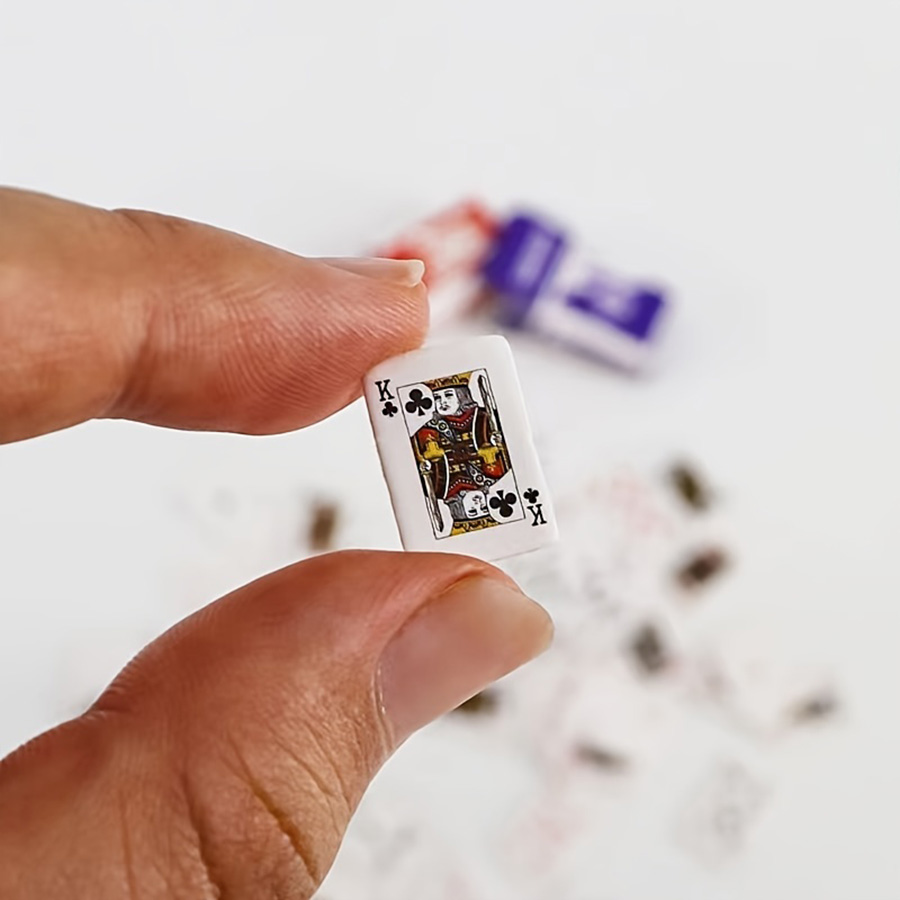 Mini carte à jouer Portable en plein air, 1 pièce, Super voyage, adaptée aux activités de rassemblement de fête en plein air