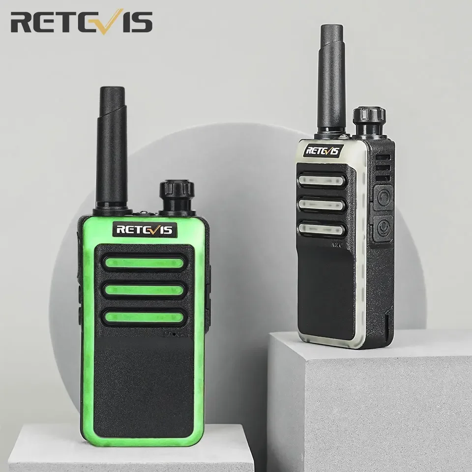 Schnellladung Retevis RB666 2-teiliges Walkie-Talkie, 4 Stück im Lieferumfang enthalten, Typ-C-Zwei-Wege-Radioempfänger, wiederaufladbares Walkie-Talkie mit großer Reichweite
