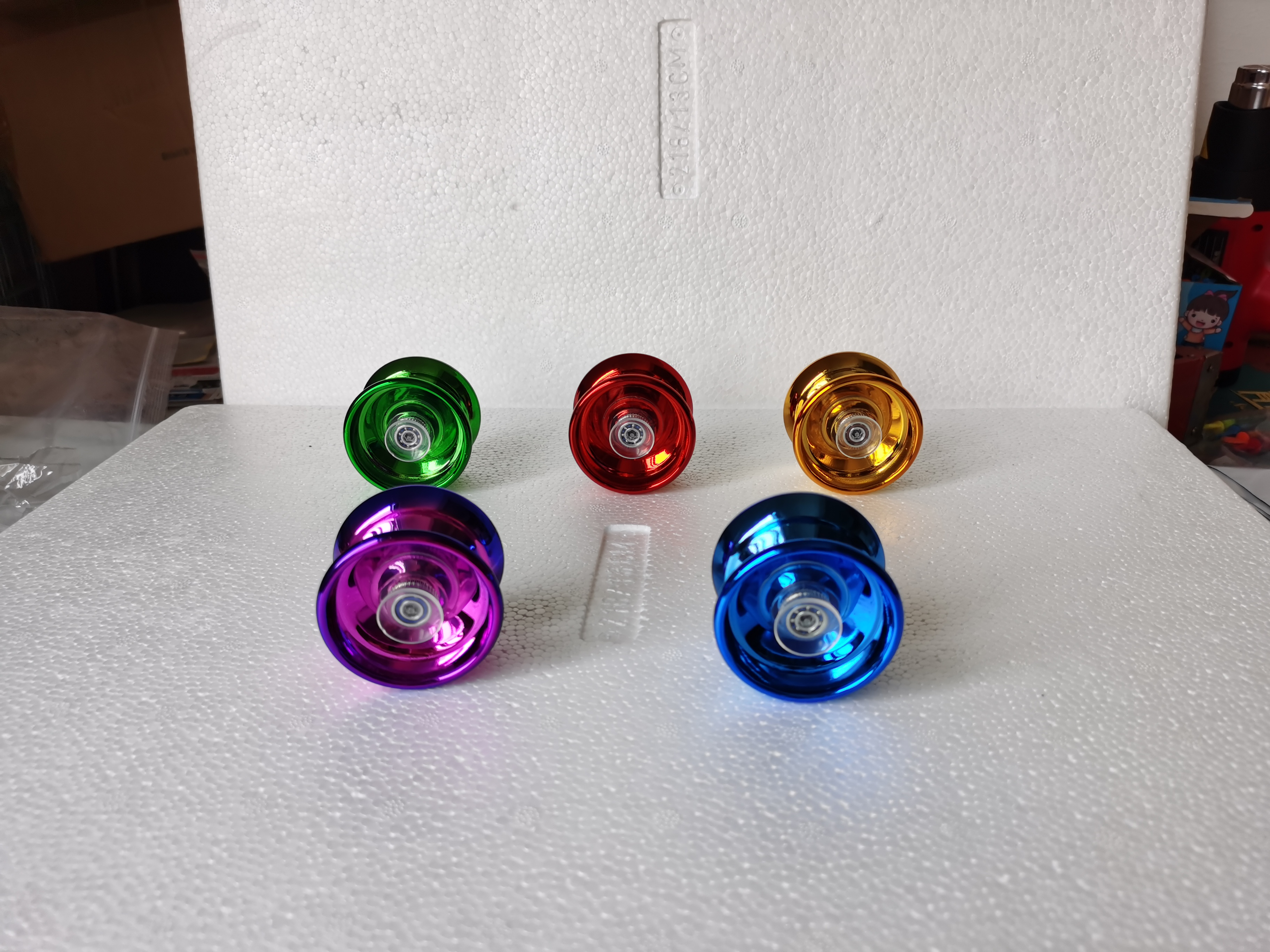 Kinderen Beginners Professionele aluminium metalen jojo-bal, competitieve jojo-bal, volwassen kinderojo-bal met accessoires