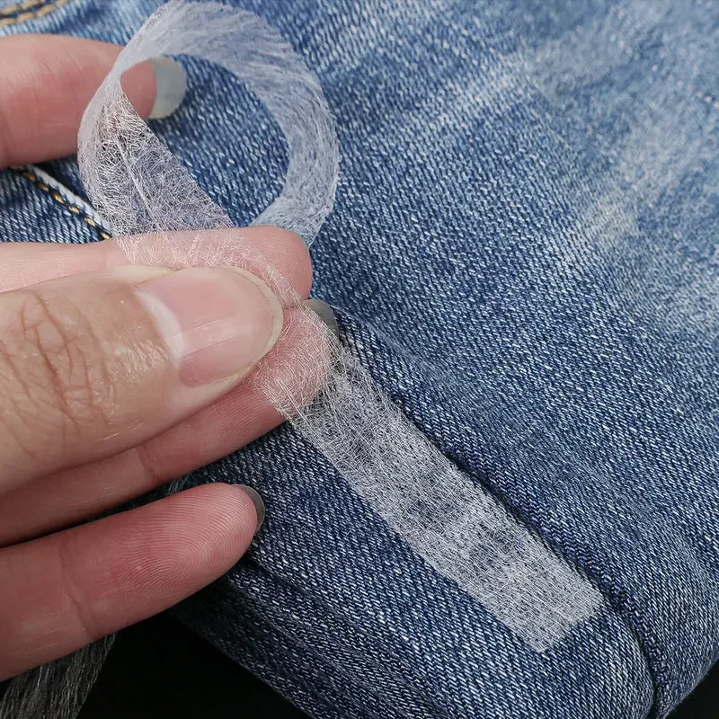 กางเกง Hem เทป Self-Adhesive Edge สั้นวางเทป DIY เครื่องมือสําหรับ Jean เสื้อผ้าความยาวสั้นอุปกรณ์เย็บผ้าในครัวเรือน