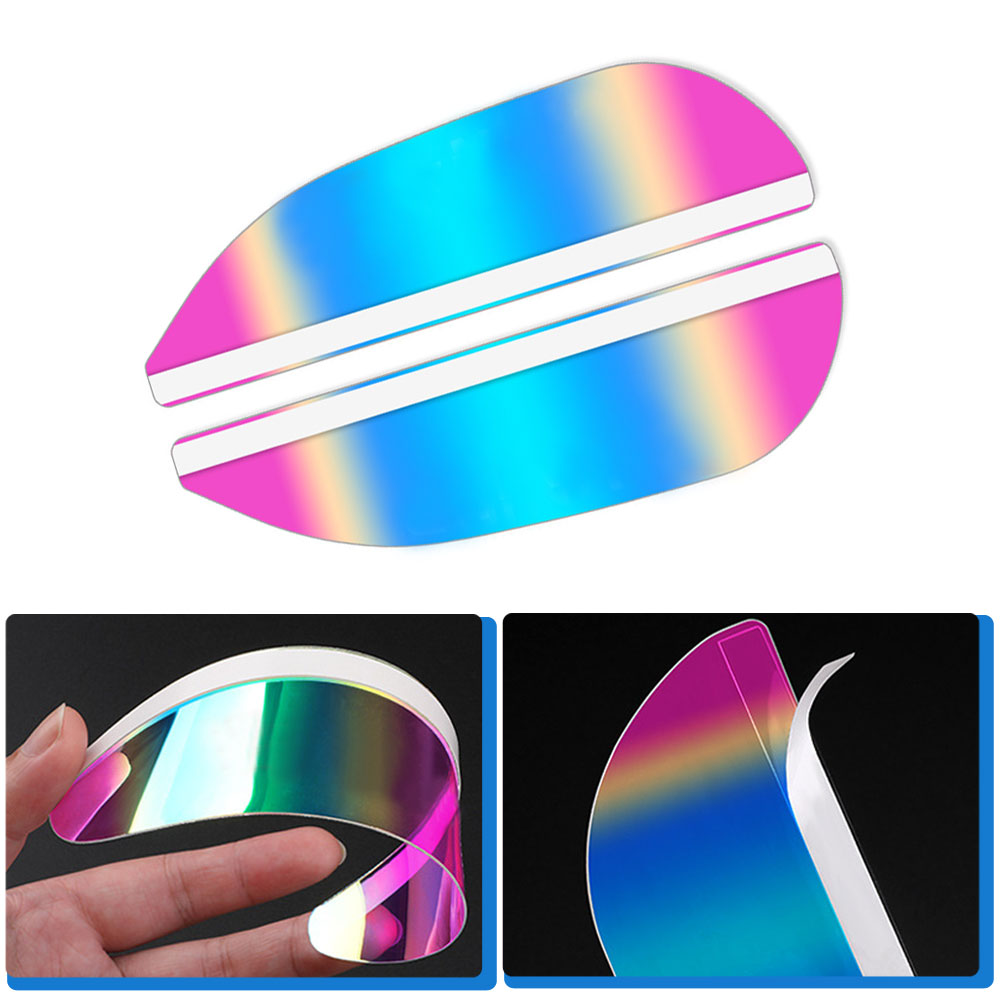 New Car Rearview Mirror Rain Eyebrow Sun Visor Protector Colorful Snow Cover Blades Universal Auto Rear View Mirror Rain Eyebrow