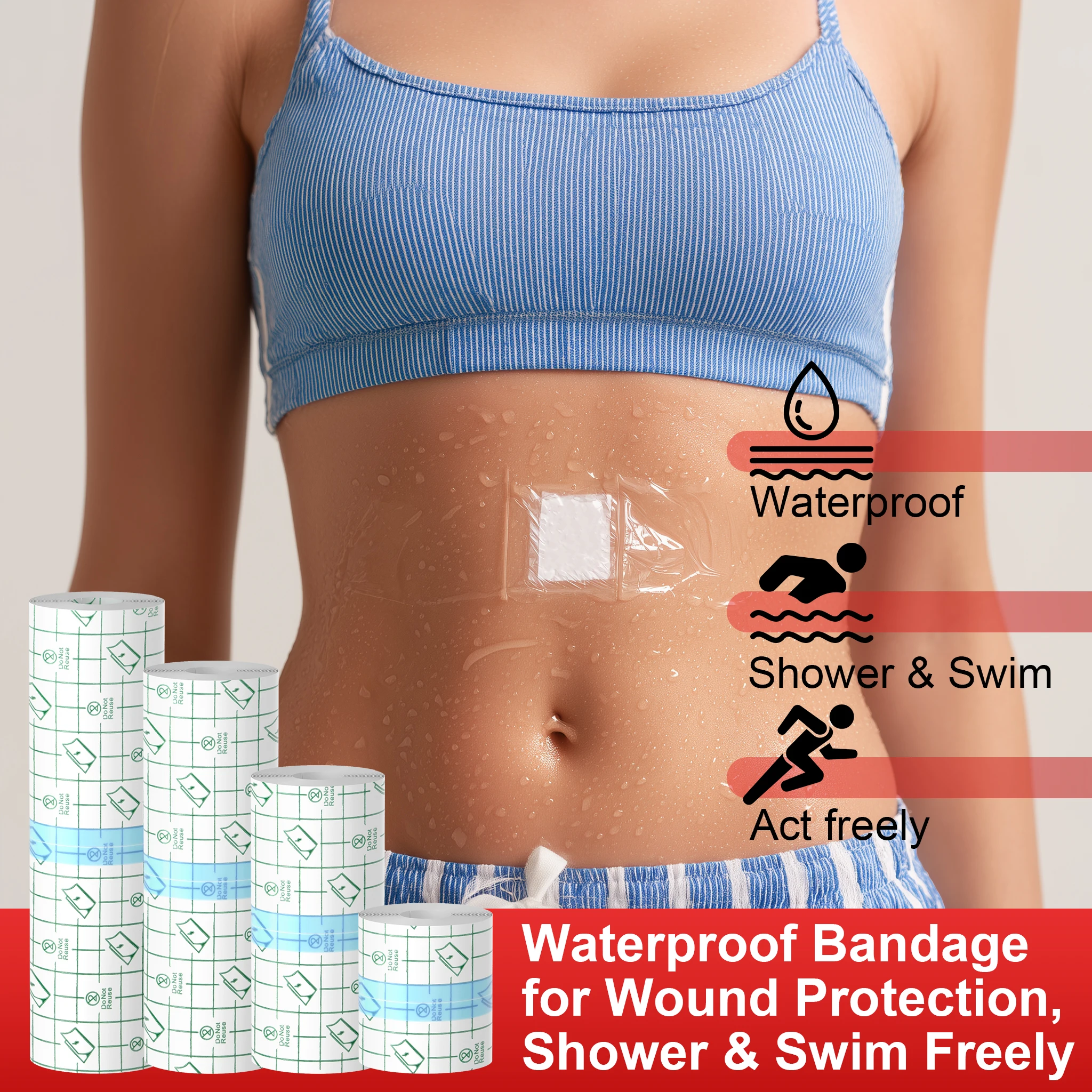 1 rolle PU Wasserdichte Tattoo Film Aufkleber Nachsorge Schützende Haut Heilung Tattoo Kleber Reparatur Verband Tattoo Zubehör