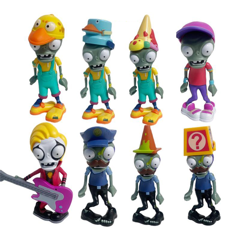 新しい植物 vs. ゾンビ 2 ピーシューター電動ピーシューターセキュリティゾンビおもちゃ 8 スタイルゲームフィギュアソフトシリコンモデルボーイギフト