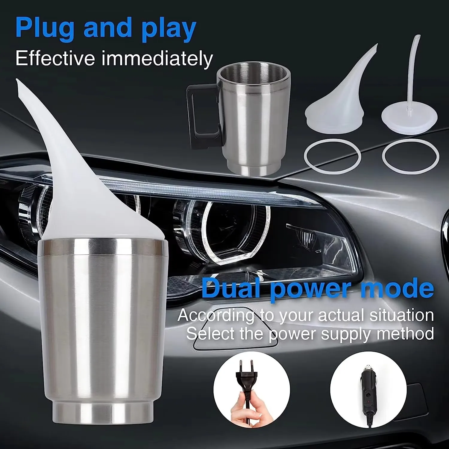 Strumento per la cura dei fari automobilistici Kit di strumenti per lucidare i fari Set di strumenti per tazze di riscaldamento elettrico Strumento di riparazione dei fari dell'auto Tazza di riscaldamento