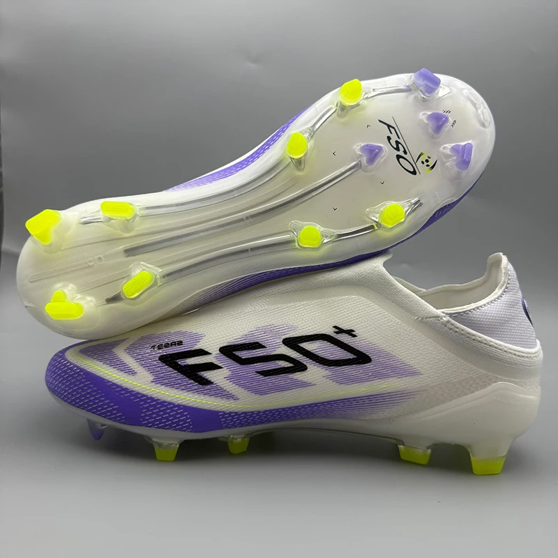 Alta qualidade dos homens sapatos de futebol tf/fg treinamento tênis de futebol ultraleve antiderrapante turf chuteiras chuteira campo