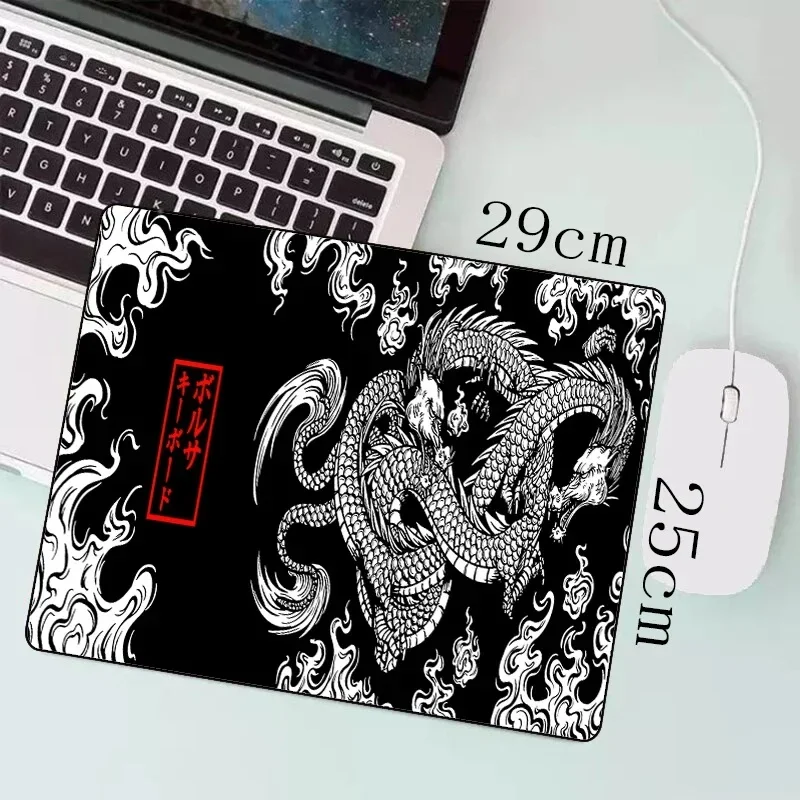 Alfombrilla de ratón para juegos XXL grande de dragón japonés, 900x400, 700x300 velocidades, alfombrilla de escritorio, teclado temático de Anime, alfombrilla de ratón para jugadores para deportes electrónicos